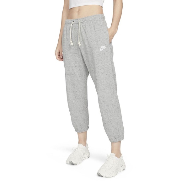 Nike Pants - Nike womens Joggers light grey Size L